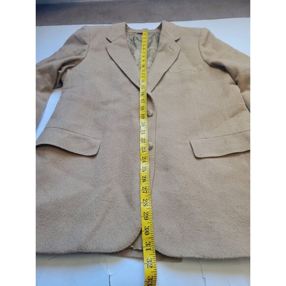 Vintage Christian Dior by Hart Schaffner & Marx 100% Cashmere Blazer Beige 42L - Picture 13 of 13
